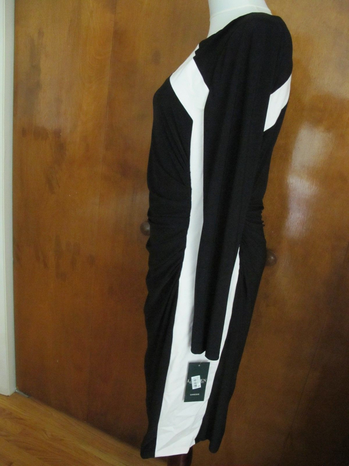 Lauren Ralph Lauren women’s black white NWT dress New
