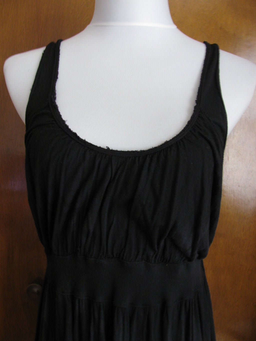 Free People women's washed black fabric back panel dress size Medium New