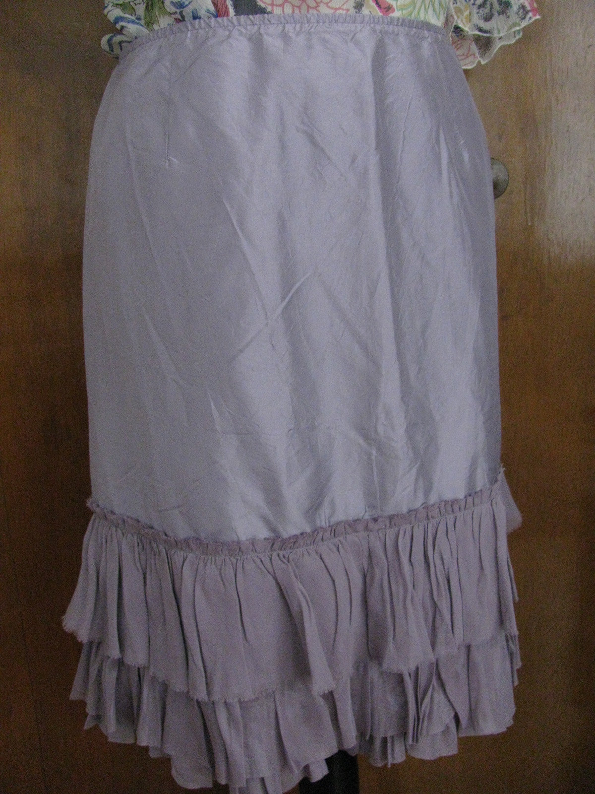 Eileen Fisher Icy Plum Silk Women's Silk Skirt