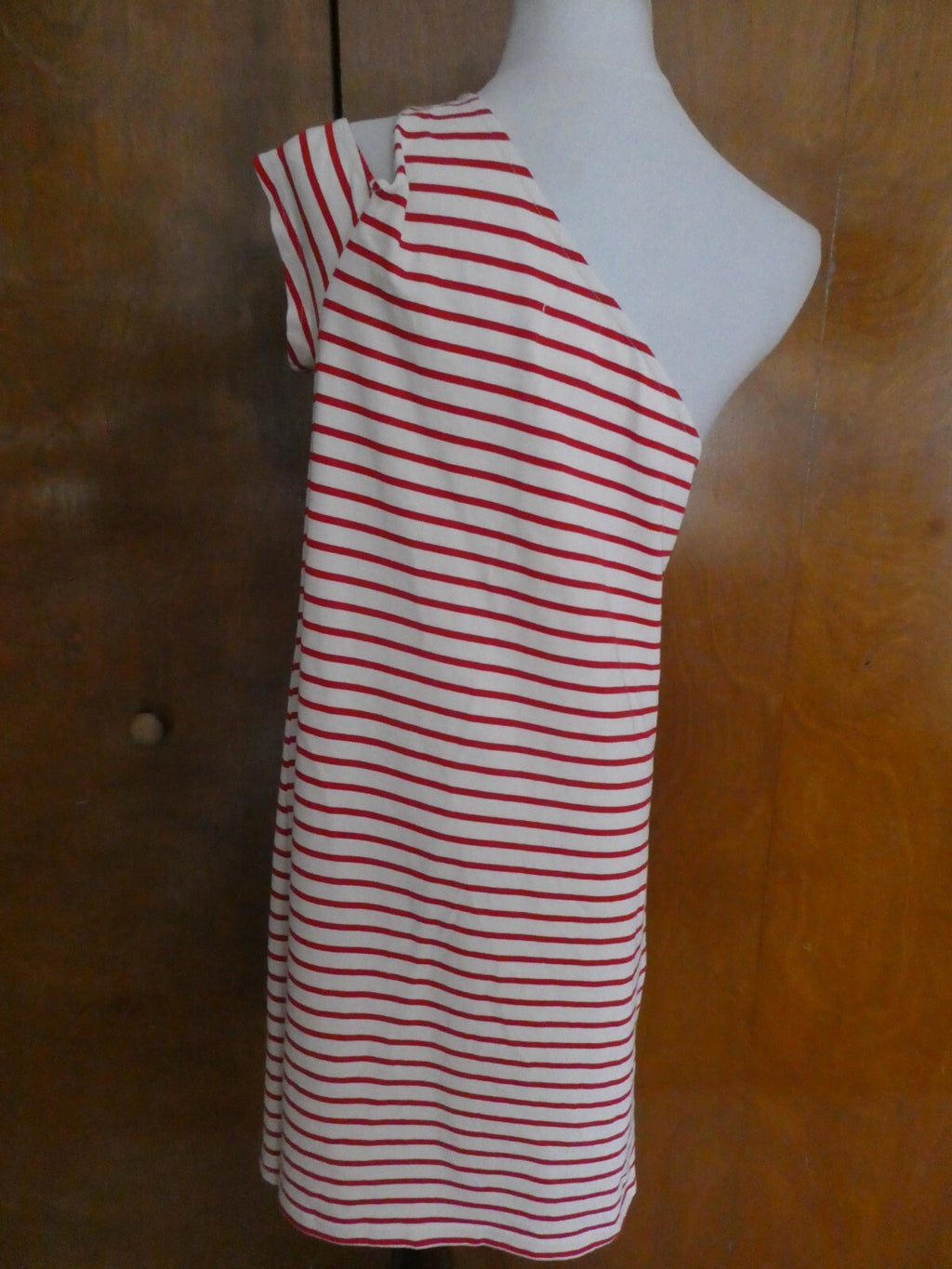ANTHROPOLOGIE MAEVE Women's Stripped One Shoulder Dress Size Medium, Large