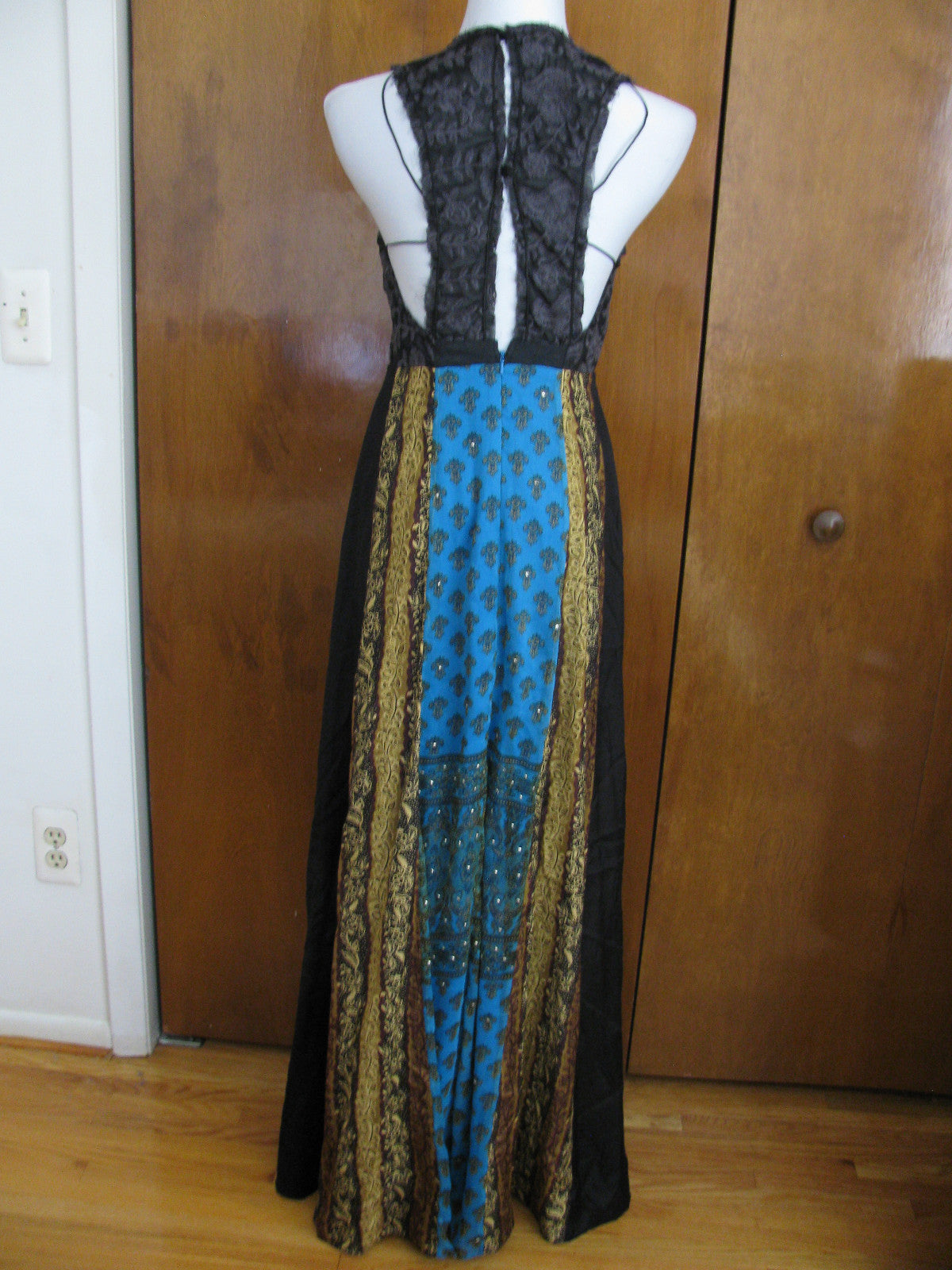 Free People women’s ocean soft rayon lined maxi new dress