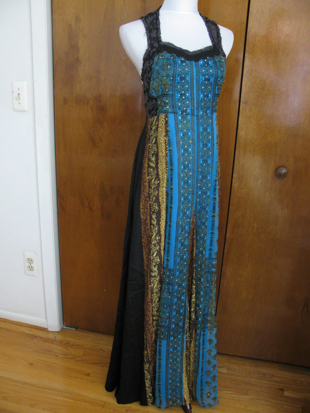 Free People women’s ocean soft rayon lined maxi new dress