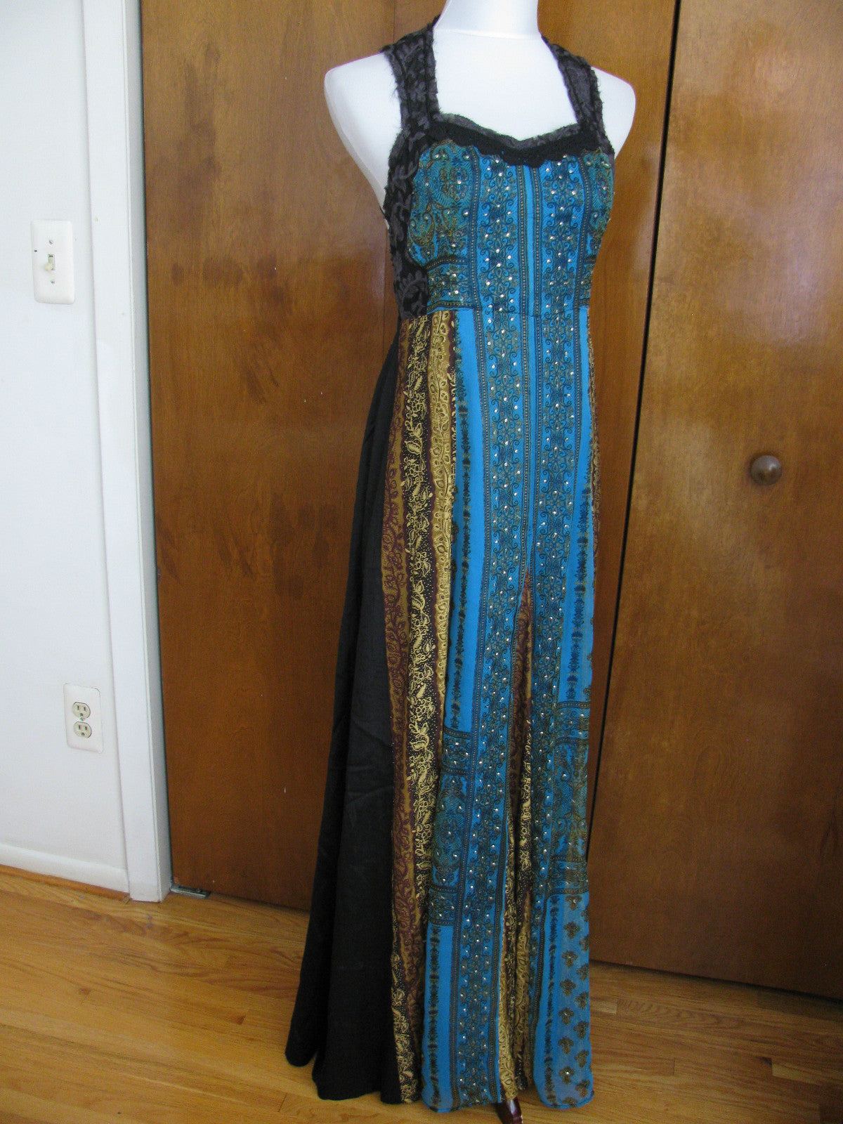 Free People women’s ocean soft rayon lined maxi new dress