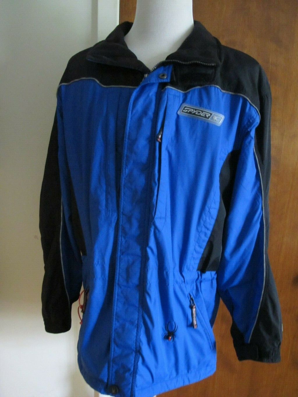 Spyder Men’s Blue/Black Coat Jacket Full Zip Large 