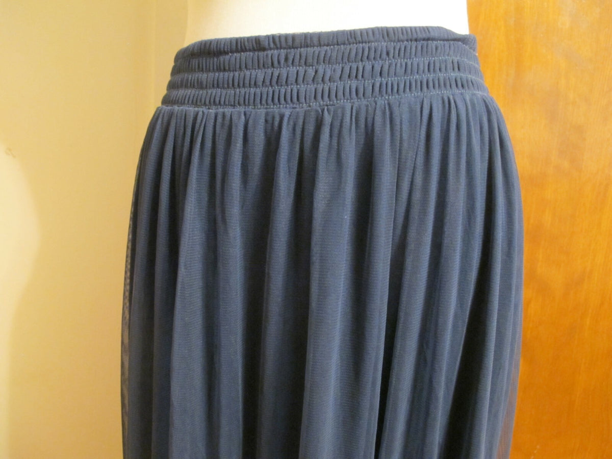 Anthropologie Maeve Women's Dark Turquoise Tulle Evening Skirt  