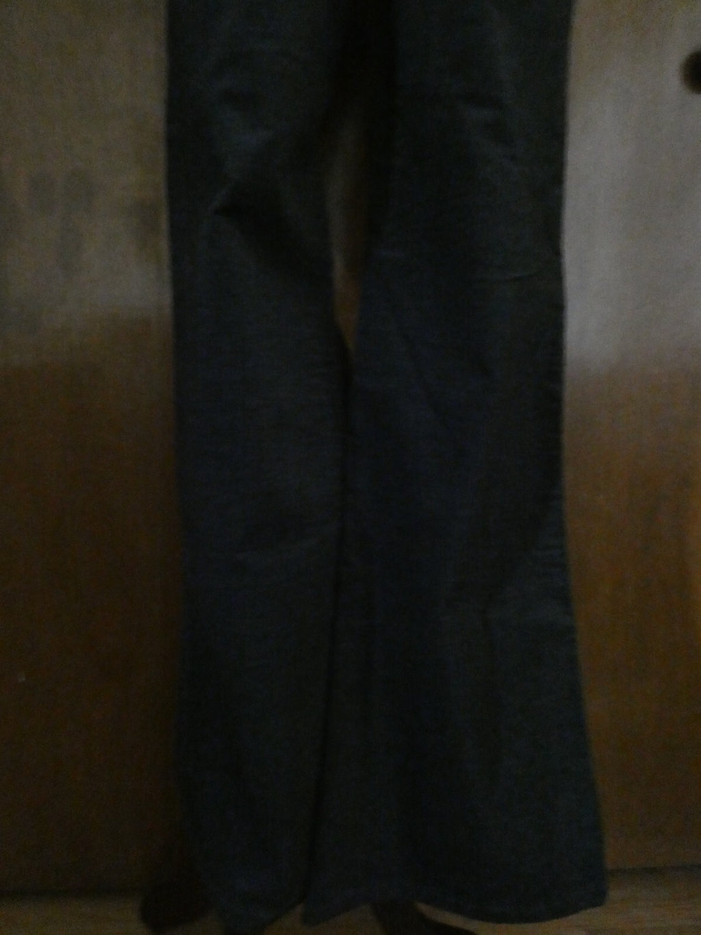Jones New York Signature women's cotton dark gray pants wide leg at bottom SZ 10
