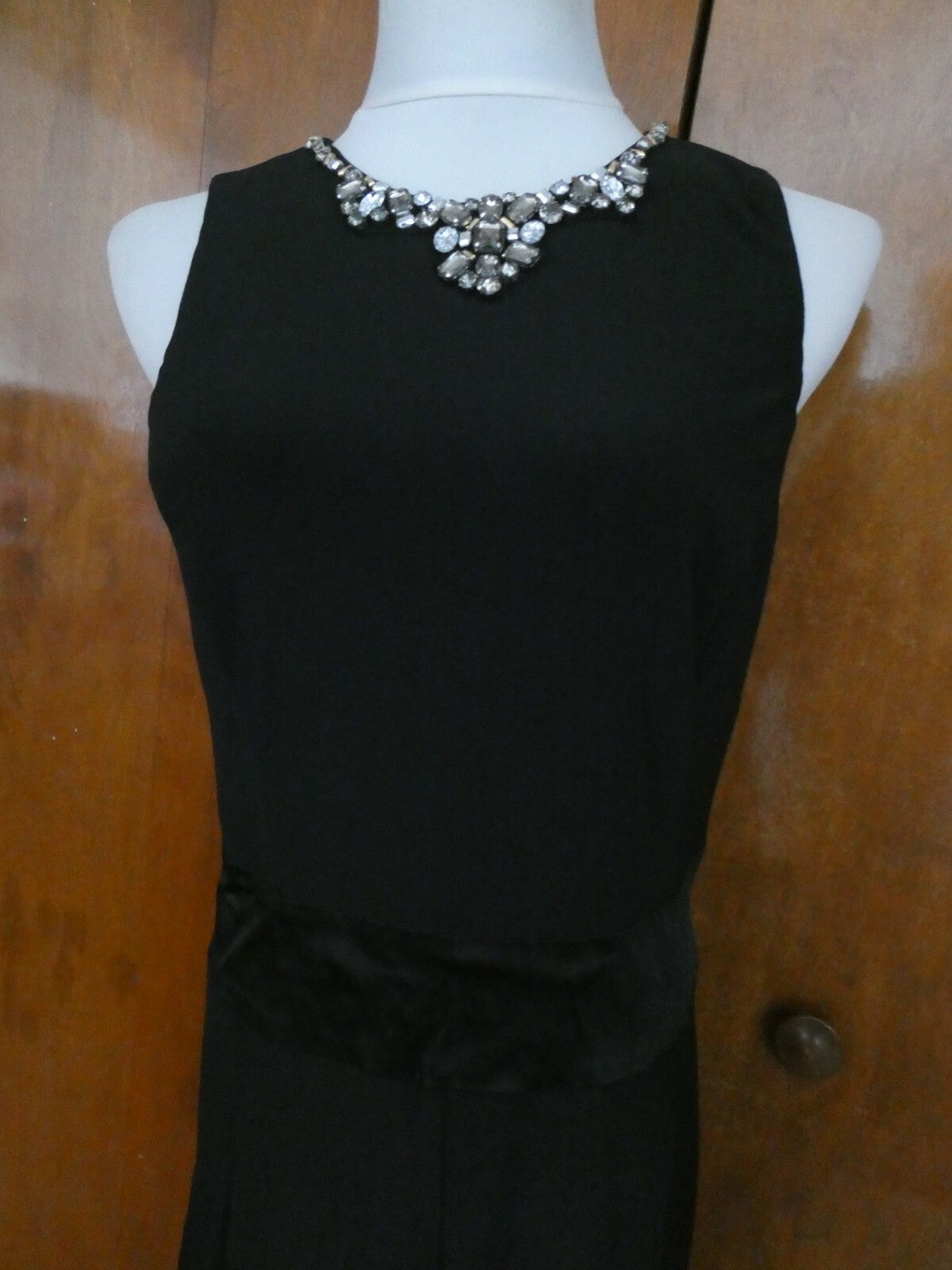 Ralph Lauren women’s black elegant neck Jersey evening dress