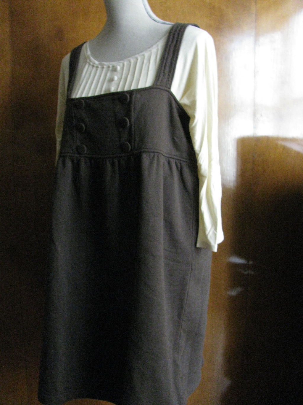 Juicy Couture women's brown grant fleece dress Large