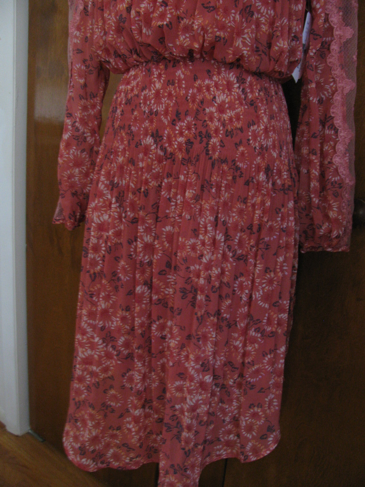Free People women’s rose glow combo dress XSmall 