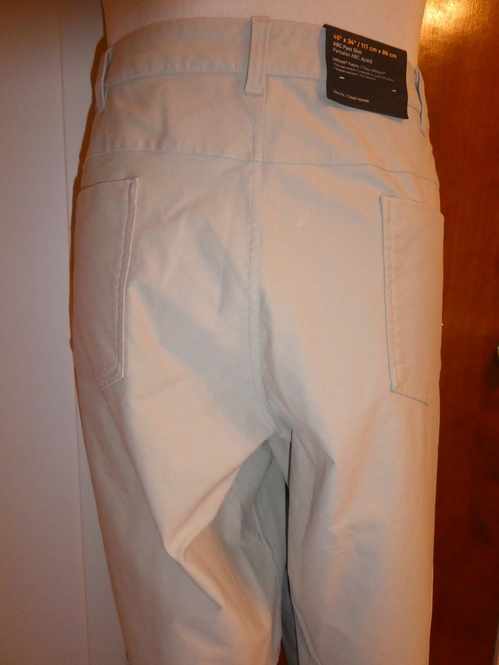 Lululemon Men Slim Gray Pants 46x34 free shorten length at any Lululemon store