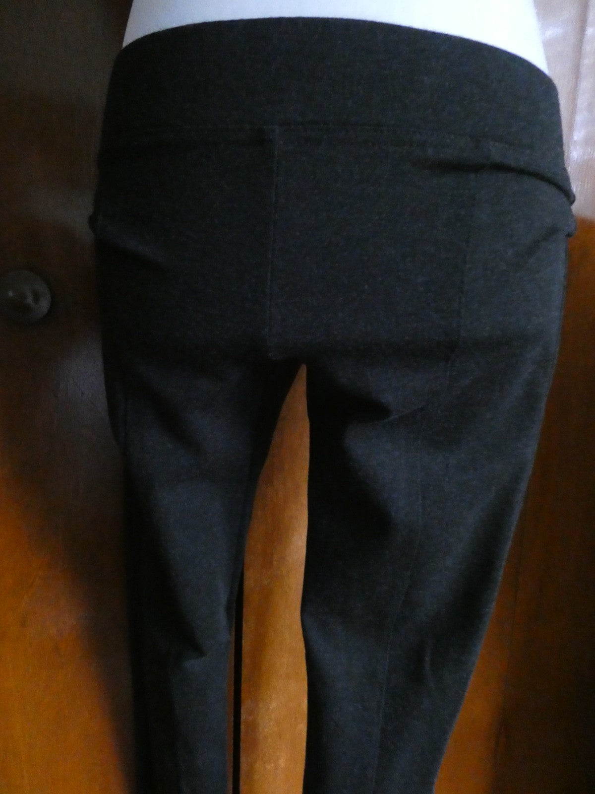 Cache Women Joggers Small Black Stretch Pants Viscose Nylon Spandex Slim Ankle