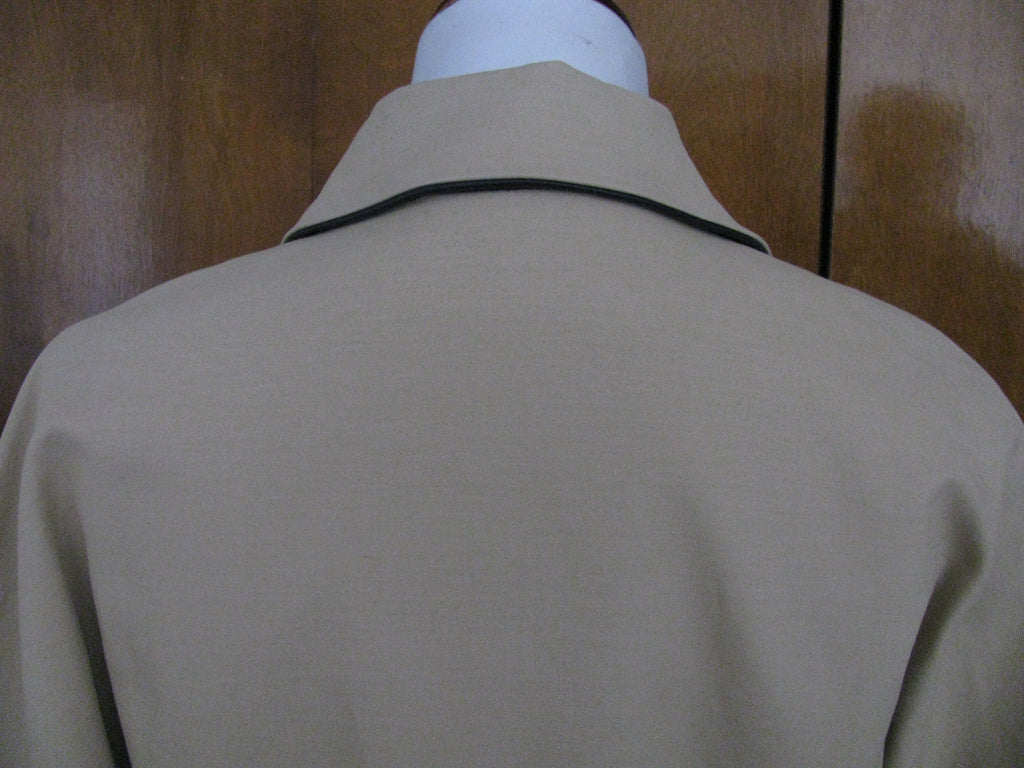 Lacoste Sahara Women Lightweight Lined Coat Button Front Adjustable Buckles