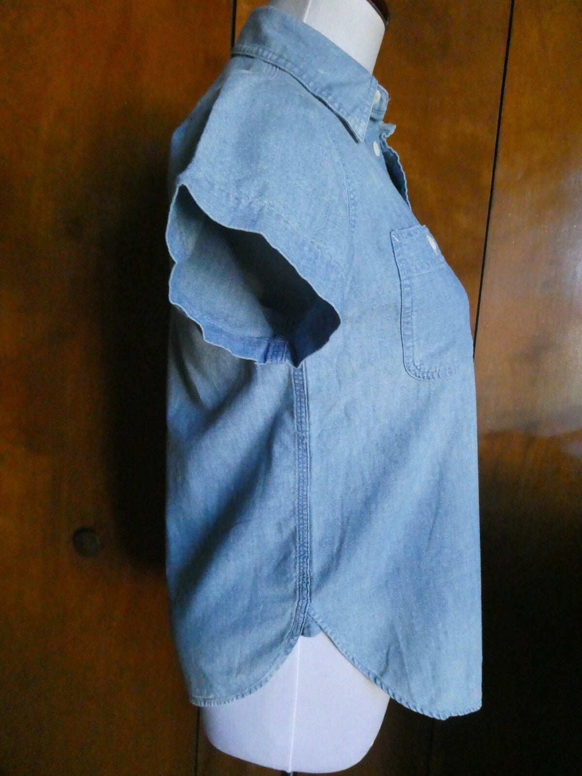 POLO Ralph Lauren Women’s Blue Button-Down Shirt Size 2