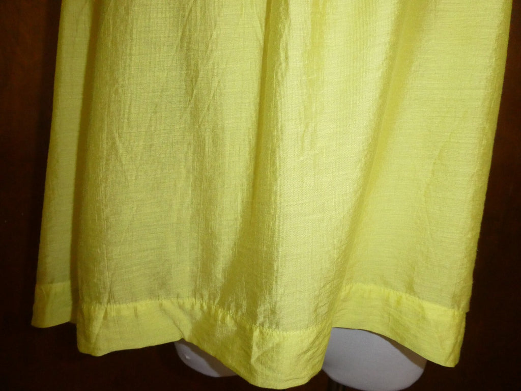 Anthropologie Maeve Women’s Canary Yellow Shoulder Top Blouse Medium, Large