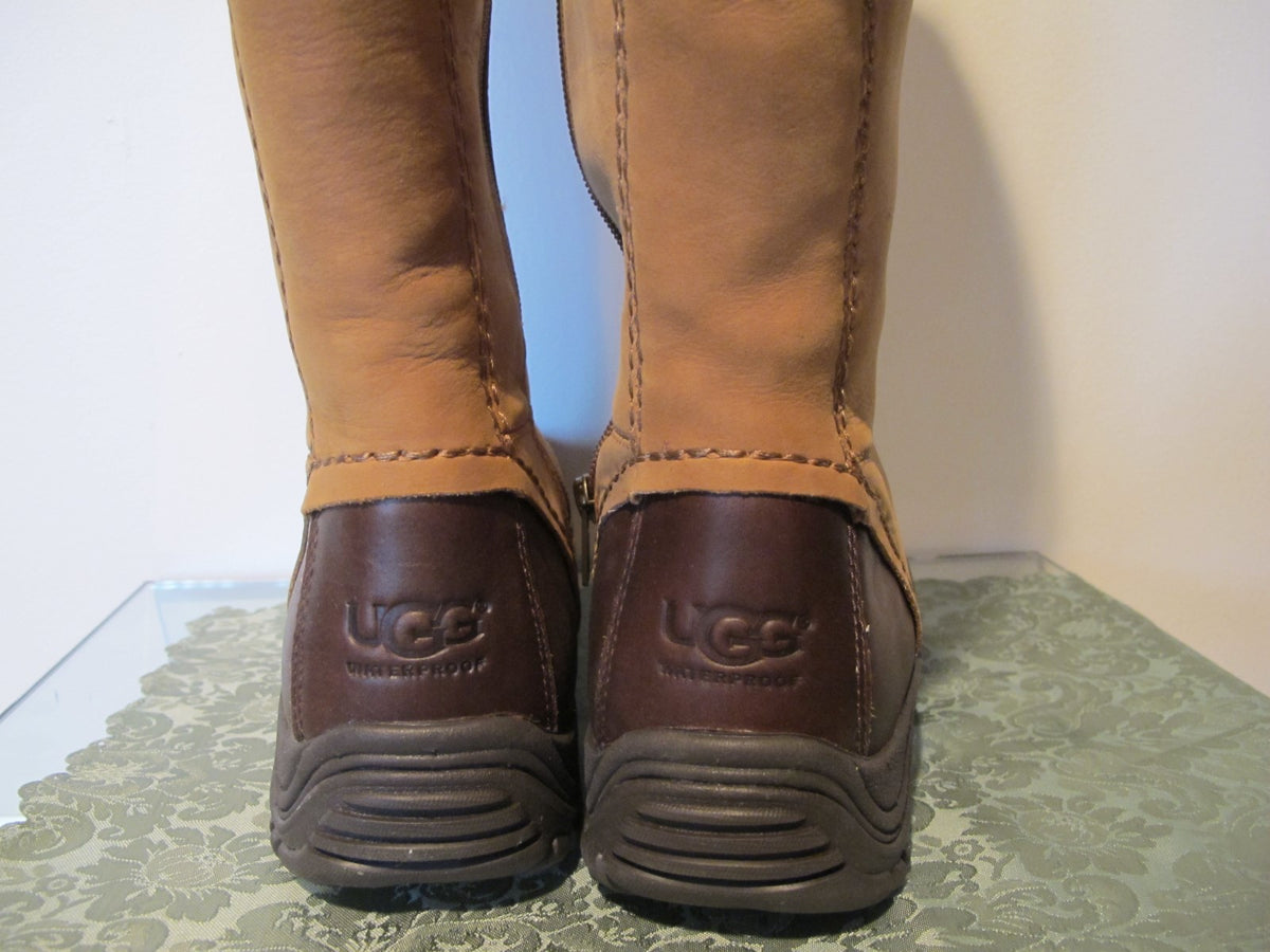 UGG Australia women’s beige brown waterproof New boots (runs small)