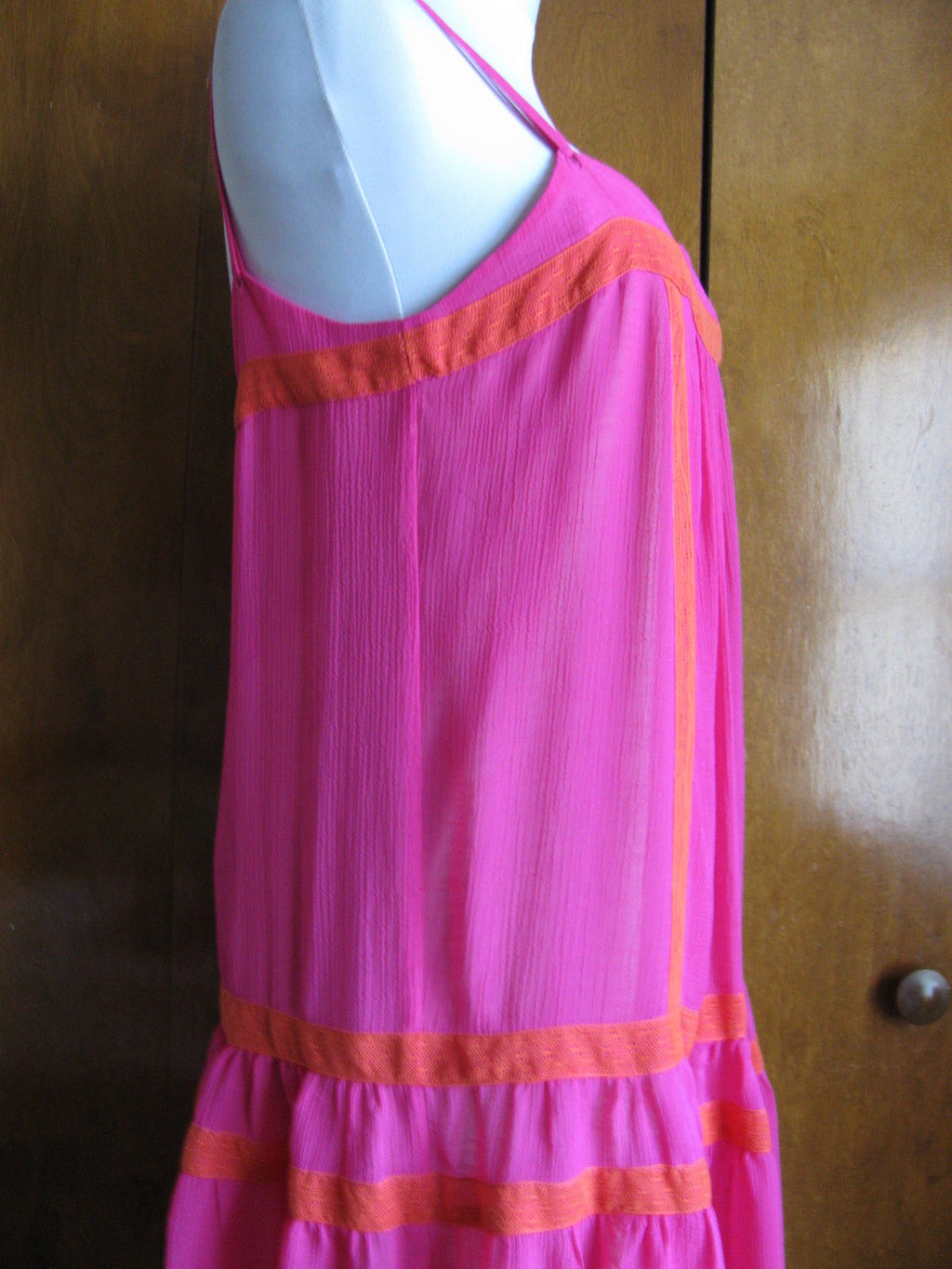 Rachel Roy women's pink detailed lined summer dress Size L, XS, S