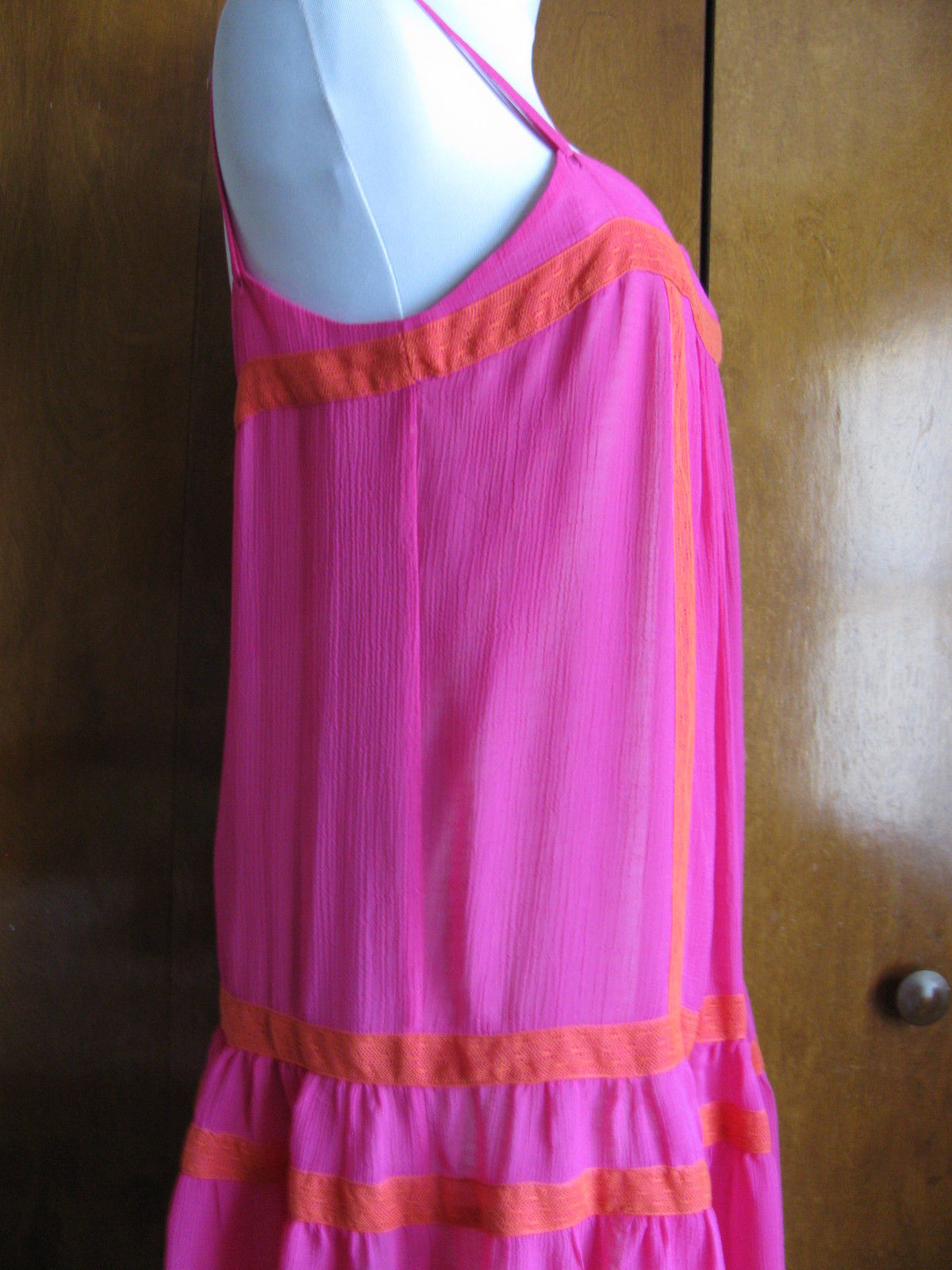 Rachel Roy women's pink detailed lined summer dress Size L, XS, S