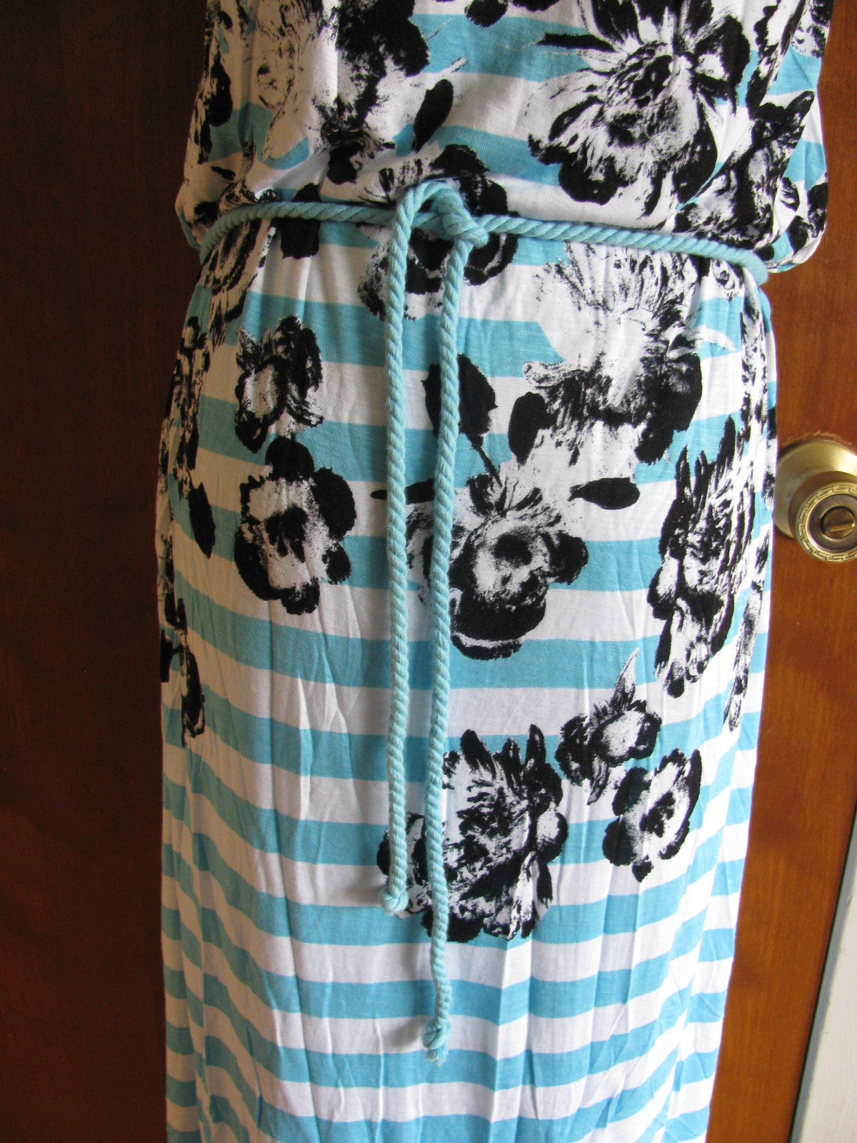 Kensie women’s wave combo lined  summer dress size Large New