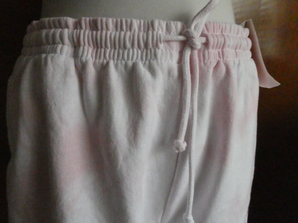 Peanuts Snoopy Tie Dye Shorts Women XL Pink NWT Drawstring Lounge Freeze NY