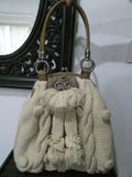Juicy Couture Women’s Beige Knitted Large Shoulder Bag