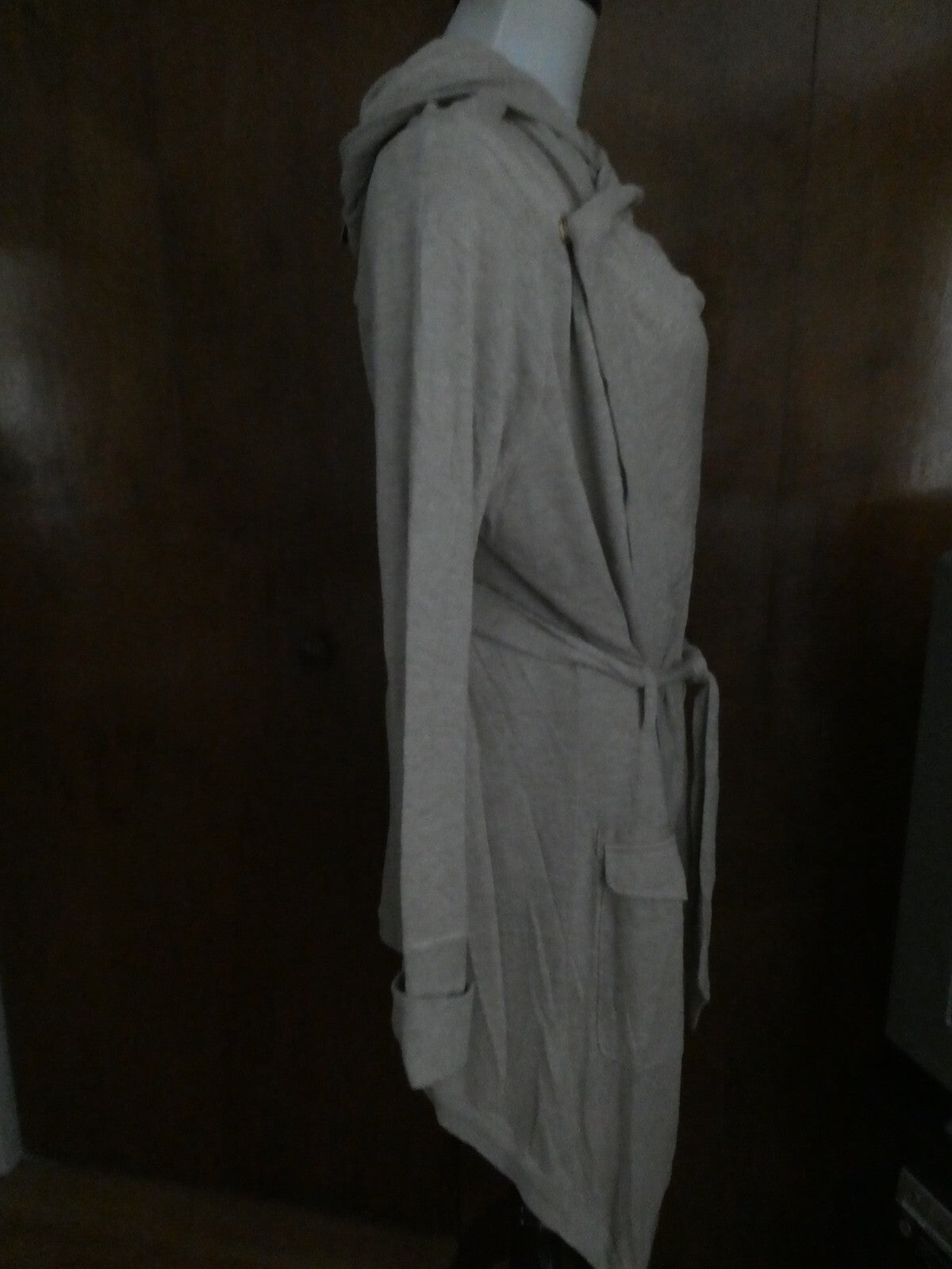 Juicy Couture Women's Beige Soft Modal/Cotton Wrap Long Jacket Cardigan Xlarge 