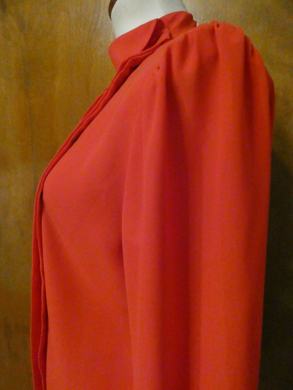 S.K. and Company Red Long Sleeve Stylish Blouse Top Size 12