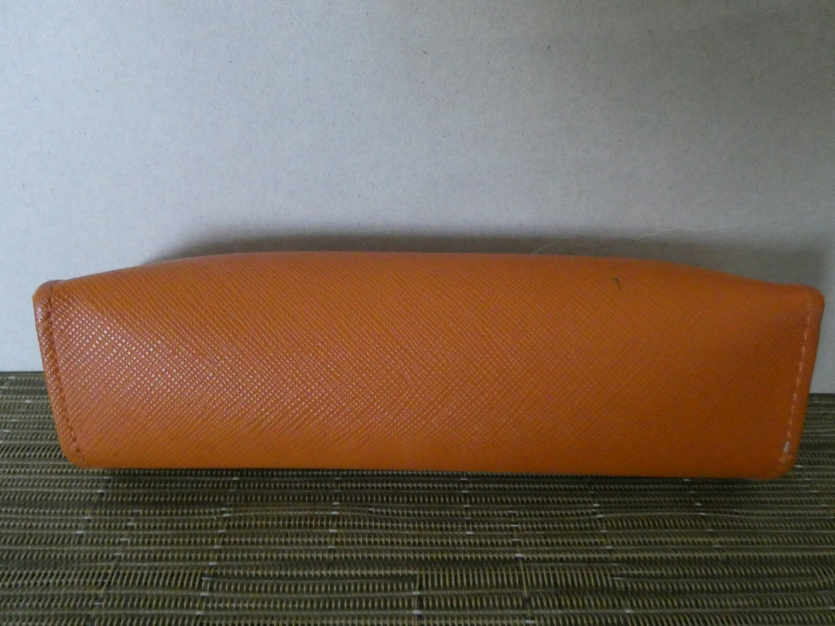 TORY BURCH Orange Authentic Eyewear Eyeglasses Case Only 
