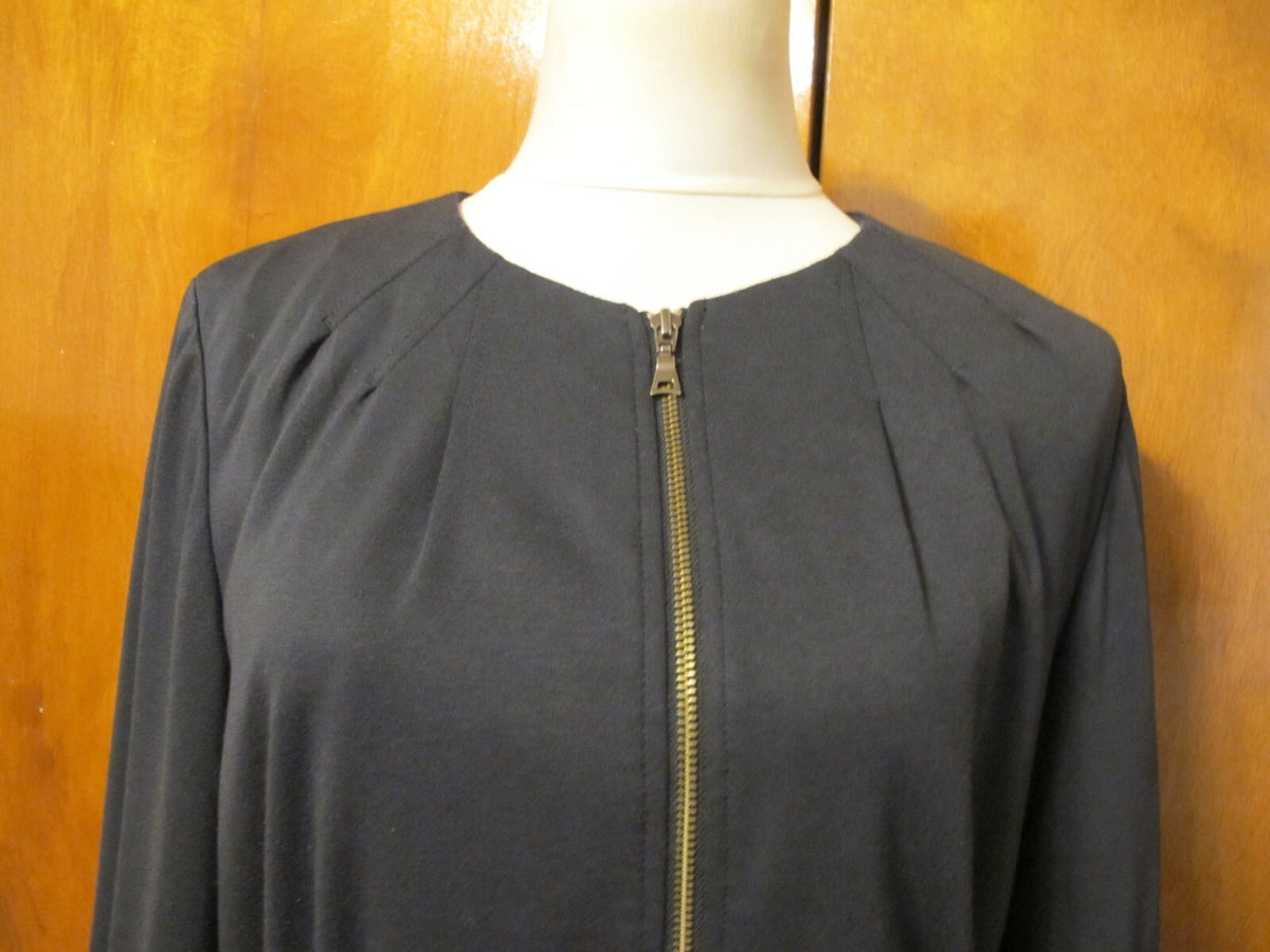 Tahari Women’s Black Long Blazer Jacket Large