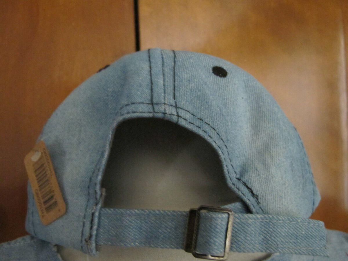 Marbella & Ashford women’s blue jeans hat one size 
