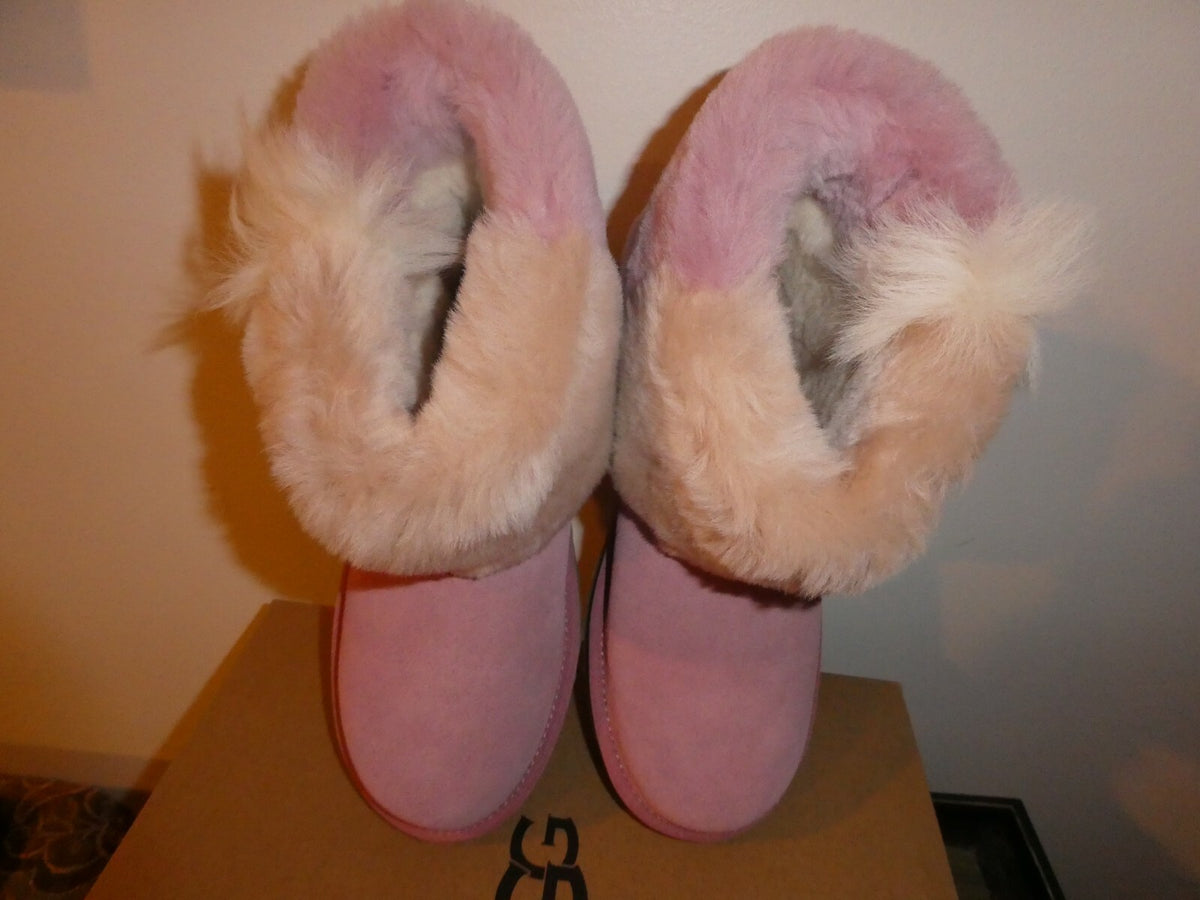 UGG Classic Mini Wisp PDW Arroyo Sheepskin Women's Boots Size US 7 Style 1101039