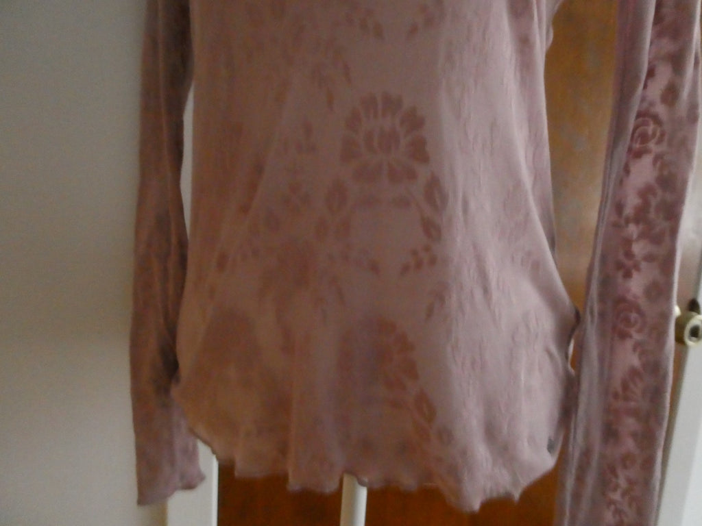 Denim & Supply Ralph Lauren Women Top Light Purples Long Sleeves Medium