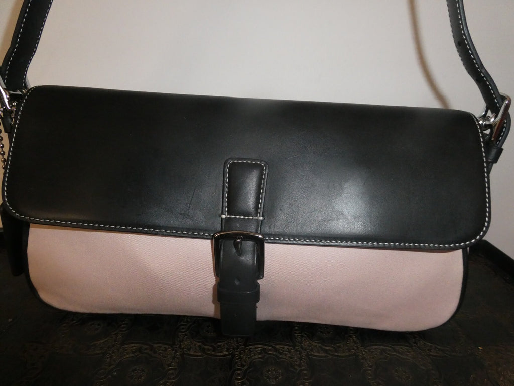 Authentic Coach Vintage Hampton Flap Purse Shoulder Handbag LOK-7702
