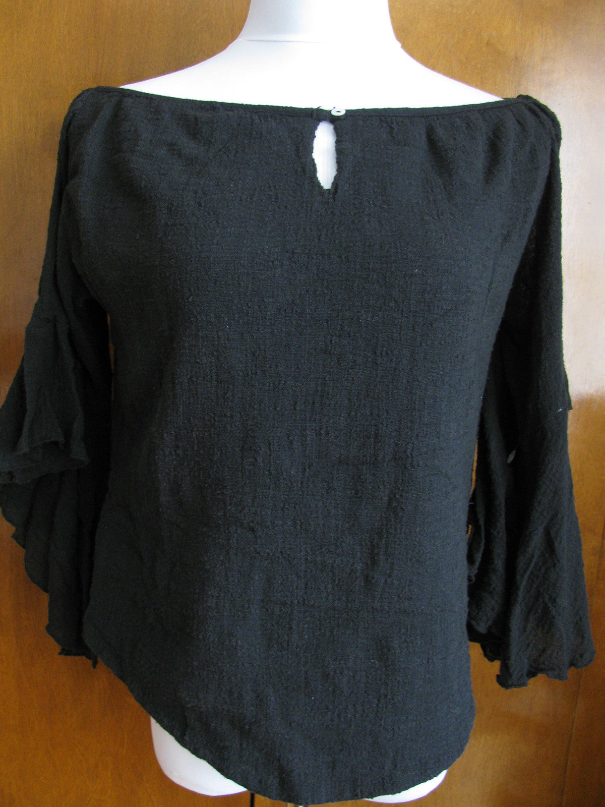 Surf Gypsy women’s cotton soft black top Large