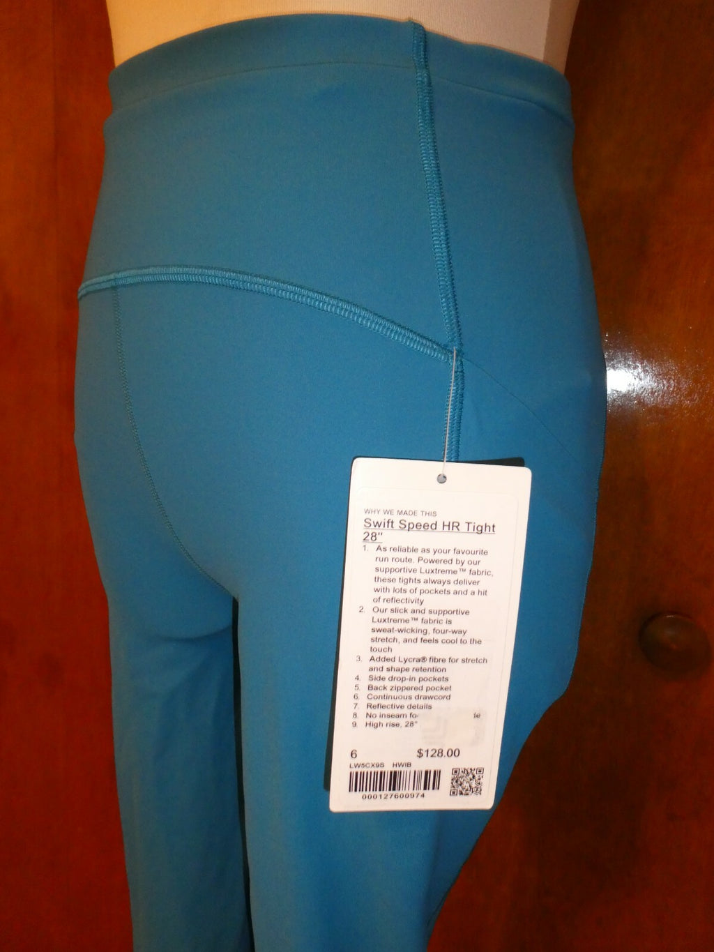 Lululemon women's jogger blue swift speed HR tight 4, 6 (runs small)