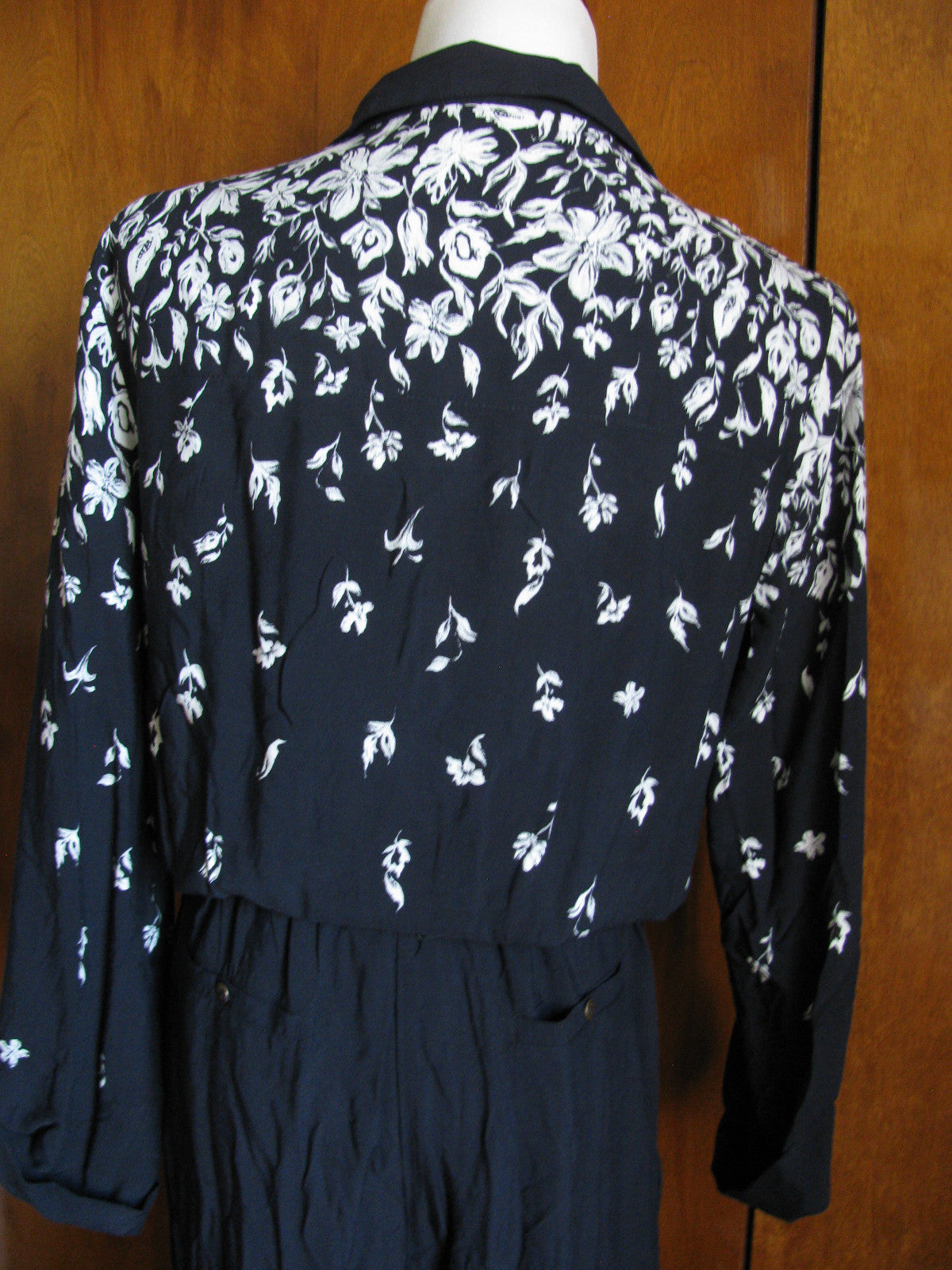 Anthropologie Lilka Women’s Floral Printed Jumpsuit Long Sleeve 