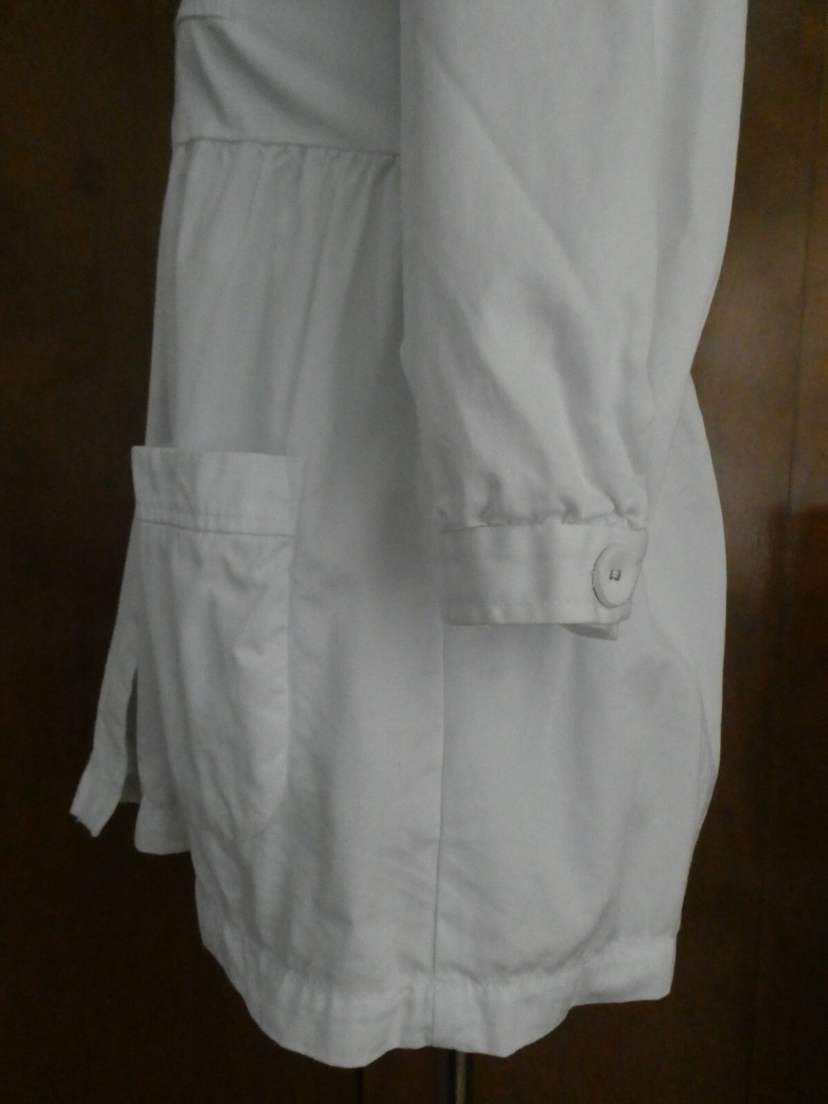 French Connection Women’s White Button-Down Cotton Lined Jacket Blazer Size 2