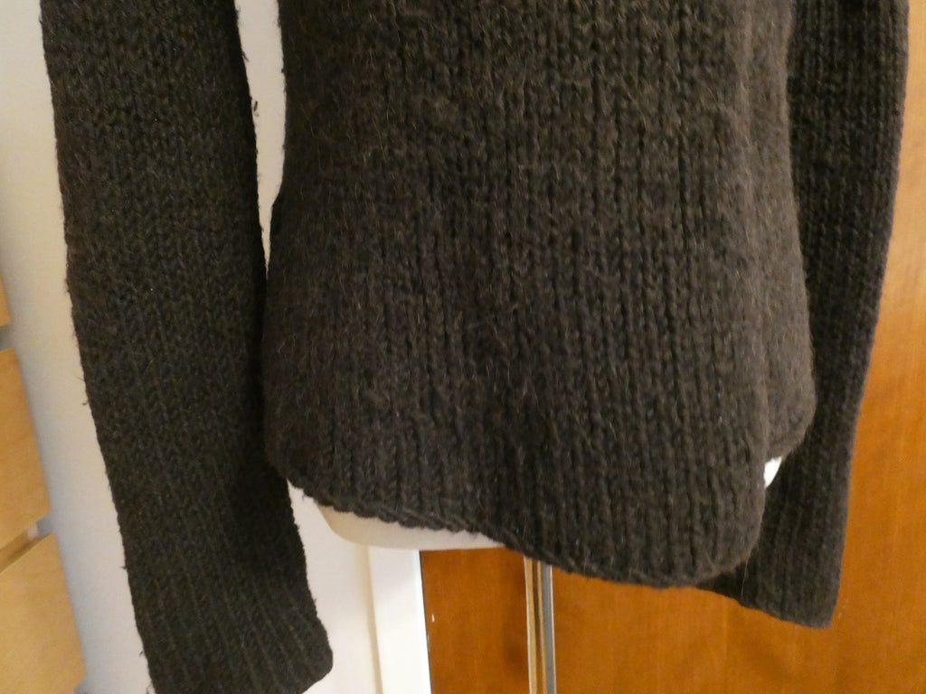 Juicy Couture Brown Wool Blend Cardigan Sweater Women’s Medium (Fits Small)