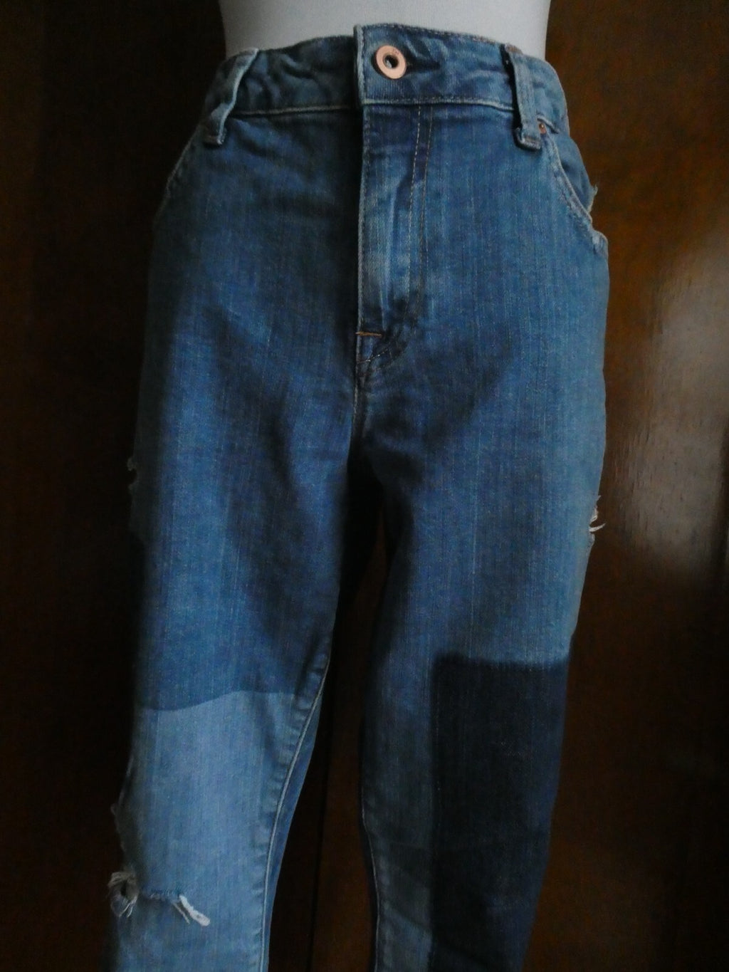 Tommy Hilfiger Women's Distressed Legging Jean Pants multicolor size 12 Regular