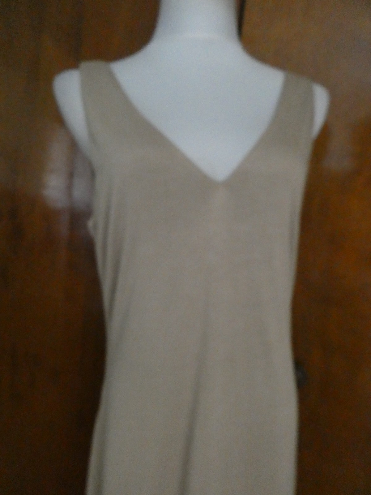 Polo Ralph Lauren women's 100% viscose lined beige tan dress size Large