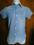 POLO Ralph Lauren Women’s Blue Button-Down Shirt Size 2
