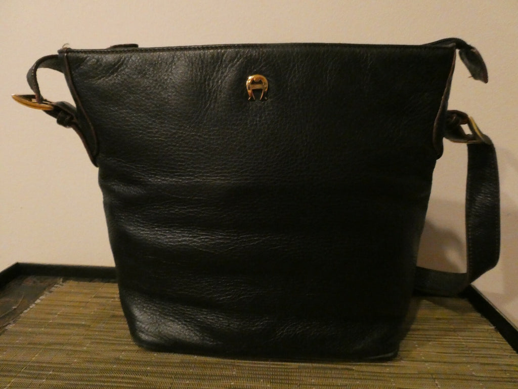 Etienne Aigner Women's Genuine Leather Hobo Handbag Purse