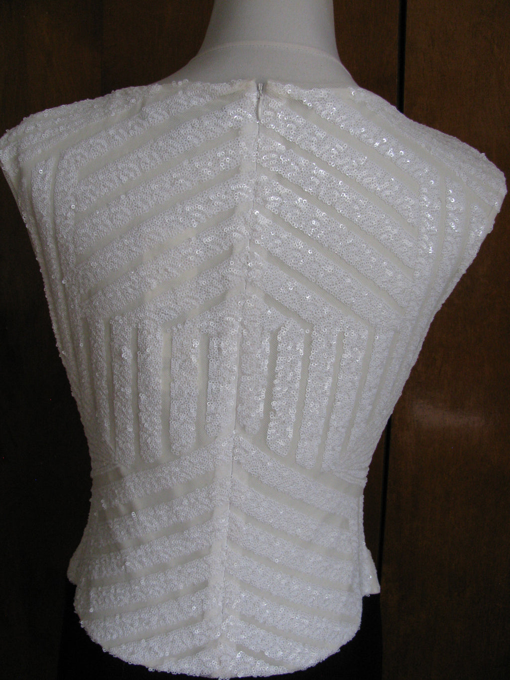 Ralph Lauren womens black white features shimmering beaded New dress
