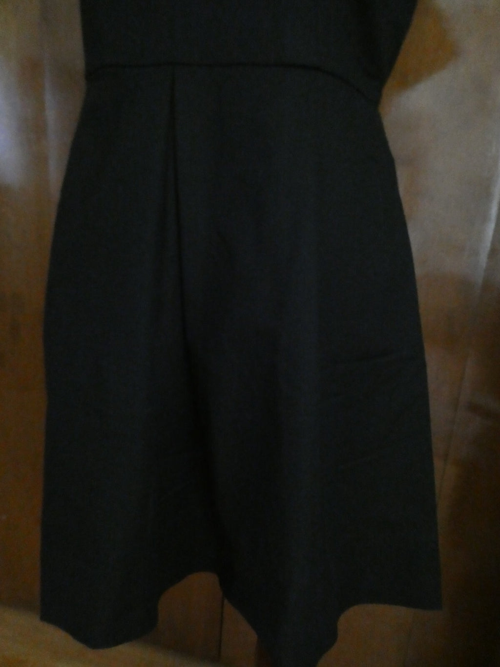 Gap women's black pleated cotton dress size 10