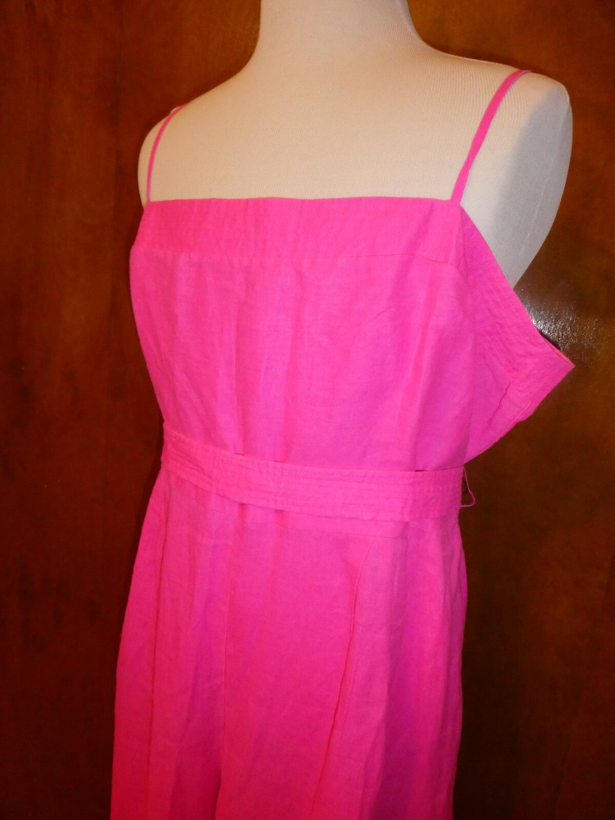 J. CREW Women's Pink Linen Jumpsuit 22