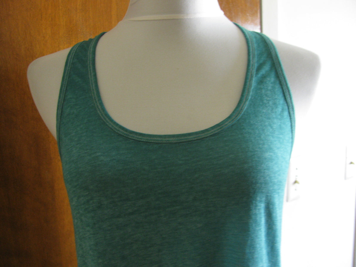 Gap women’s green polyester cotton top Large New