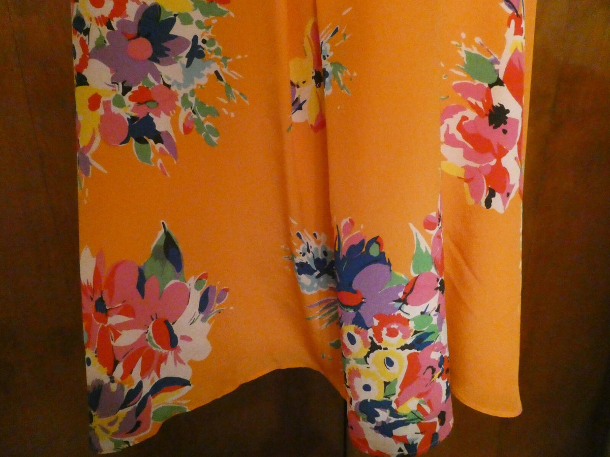 Polo Ralph Lauren Multicolor Women's Lined Evening 100% Silk Tank Top US XL