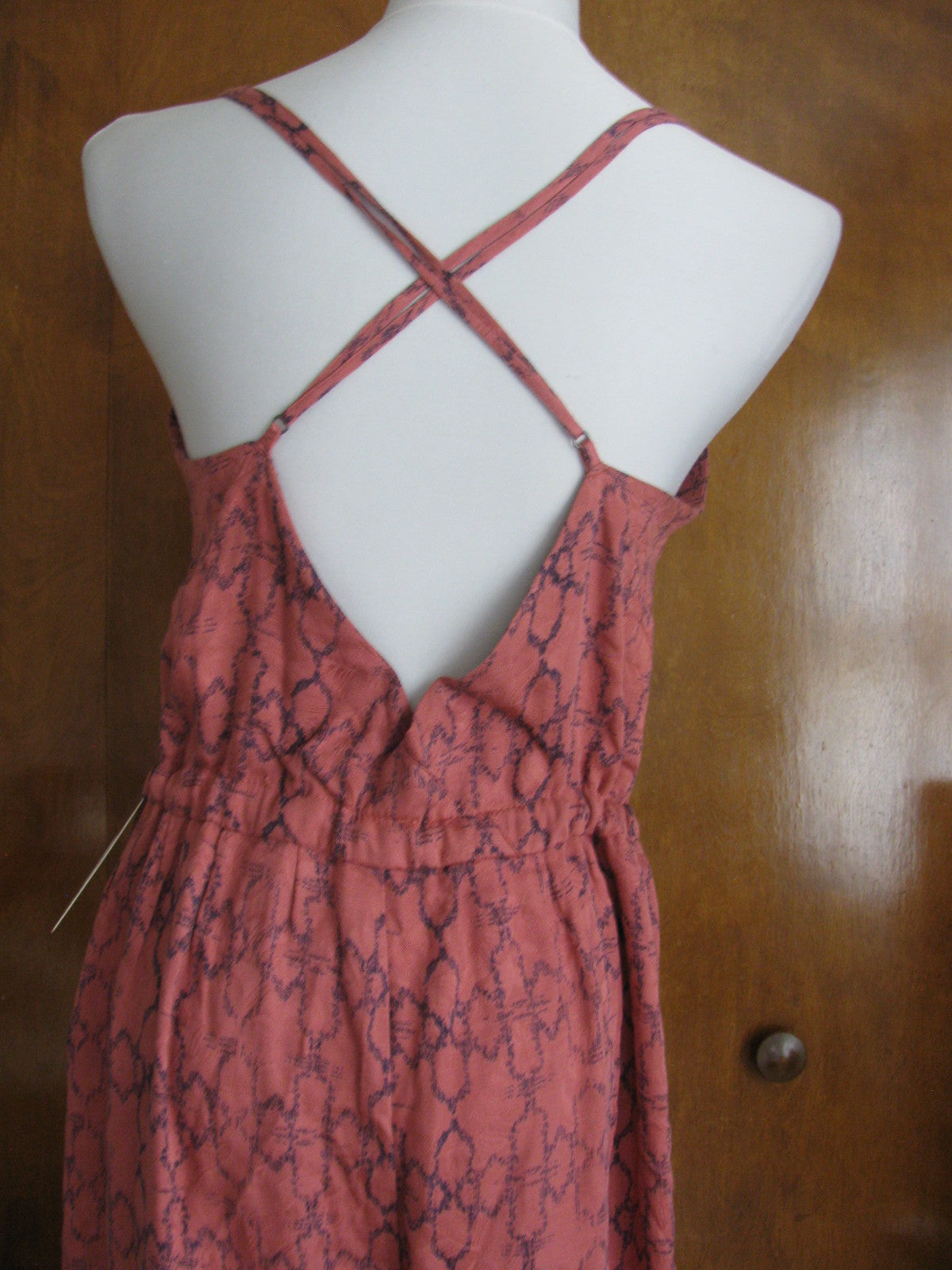 Free People women’s tomato comb rayon romper size large NWT