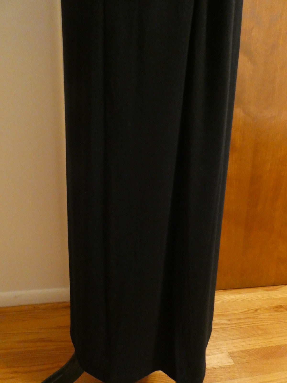 Sonoma Women Black Detailed Maxi Long Soft Skirt Size XSmall New w/Tag