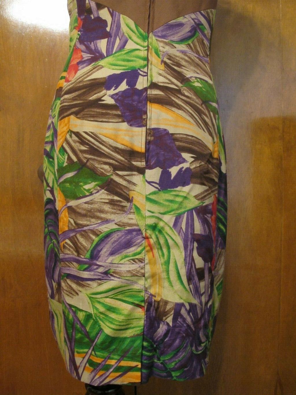 Women's multicolor rayon dress size 10 from Italy