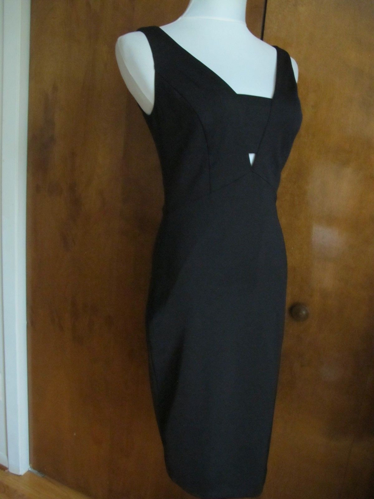 Lauren Ralph Lauren women's black detailed fitted lined dress size 2 NEW